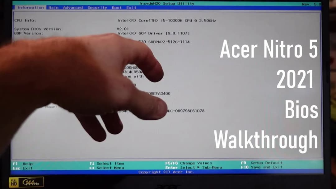 Jak wejść do BIOSu w Acer Nitro 5 - proste kroki i porady