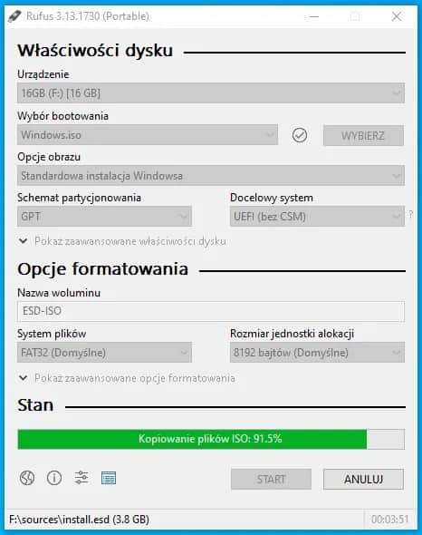 Jak utworzyć bootowalnego pendrive z Windows 10 bez problemów