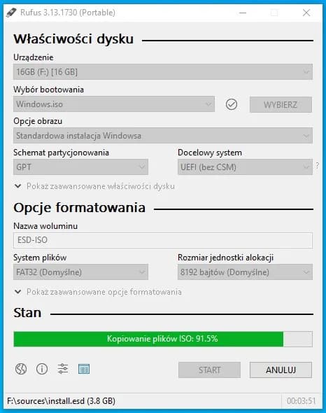 Jak utworzyć bootowalnego pendrive z Windows 10 bez problemów