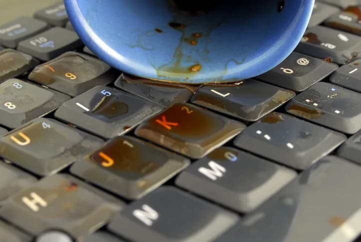 Ile schnie zalany laptop? Kluczowe kroki, by uniknąć uszkodzeń